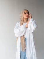 Flowy cardigan in white 