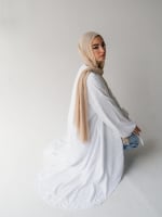 Flowy cardigan in white 