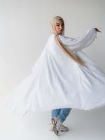 Flowy cardigan in white 