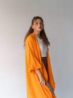 Flowy cardigan in orange 