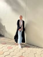 Flowy cardigan in black 