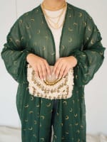 Galaxy kimono in olive 