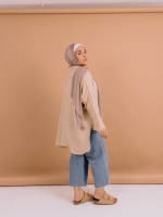 Ellen top in beige 