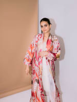 Gardenia silk kimono