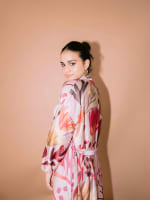 Gardenia silk kimono