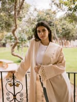 Naomi kaftan with fringes 