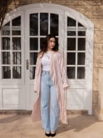 Crushed kimono - Blush pink 