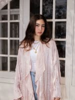 Crushed kimono - Blush pink 