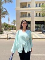 The Ribbon blouse - Mint