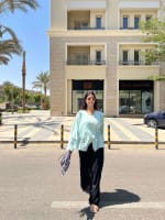 The Ribbon blouse - Mint