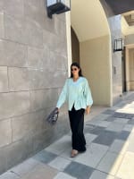 The Ribbon blouse - Mint