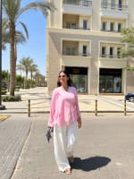 Ribbon blouse - Pink 