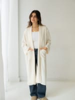 The knit cardigan-offwhite 