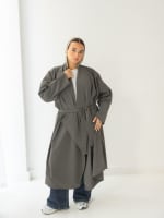 The waterproof coat-Grey