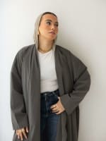 The waterproof coat-Grey