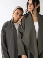 The waterproof coat-olive