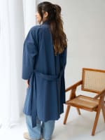 The waterproof coat-Navy