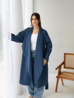 The waterproof coat-Navy