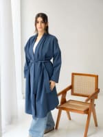 The waterproof coat-Navy