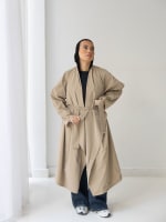 The waterproof coat-Beige