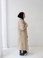 The waterproof coat-Beige