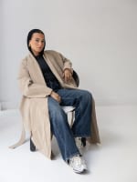 The waterproof coat-Beige