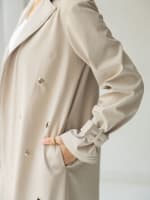 The Eyelet coat- Beige