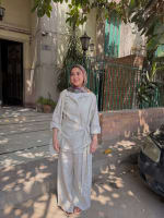 Linen pants -beige 