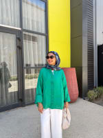 Emerald breeze shirt