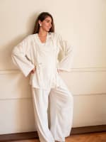The ribbon blouse - white 