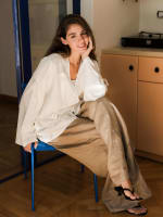 The ribbon blouse - white 