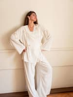 The ribbon blouse - white 