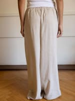 Flowy pants - beige 