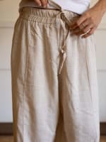 Flowy pants - beige 