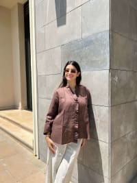 Mocha breeze shirt