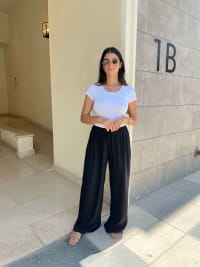 Flowy pants - black