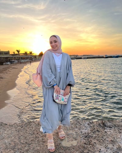 Flowy cardigan in grey 