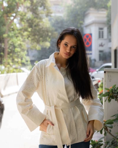 Broderie Anglaise jacket