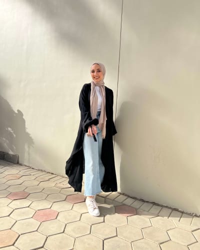 Flowy cardigan in black 