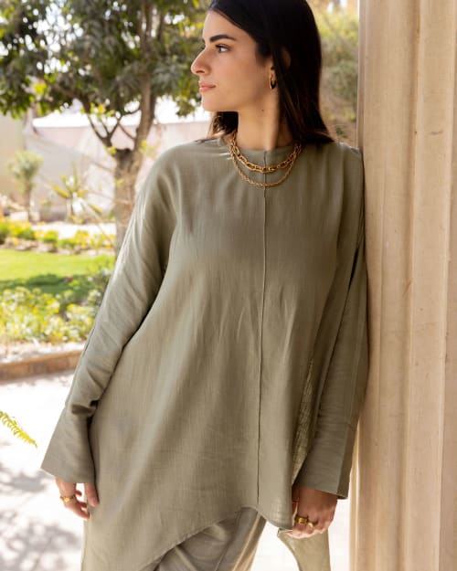 Sophia top _ olive