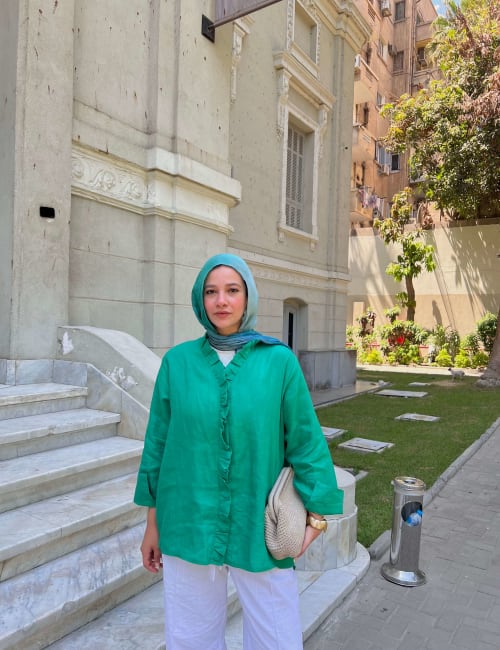 Emerald breeze shirt