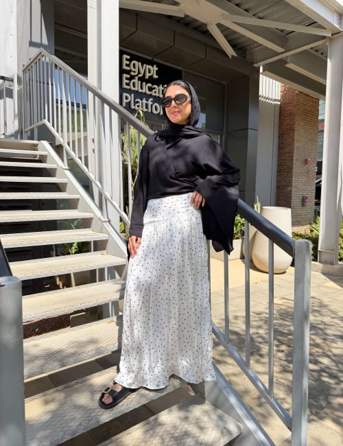 Polka dots skirt