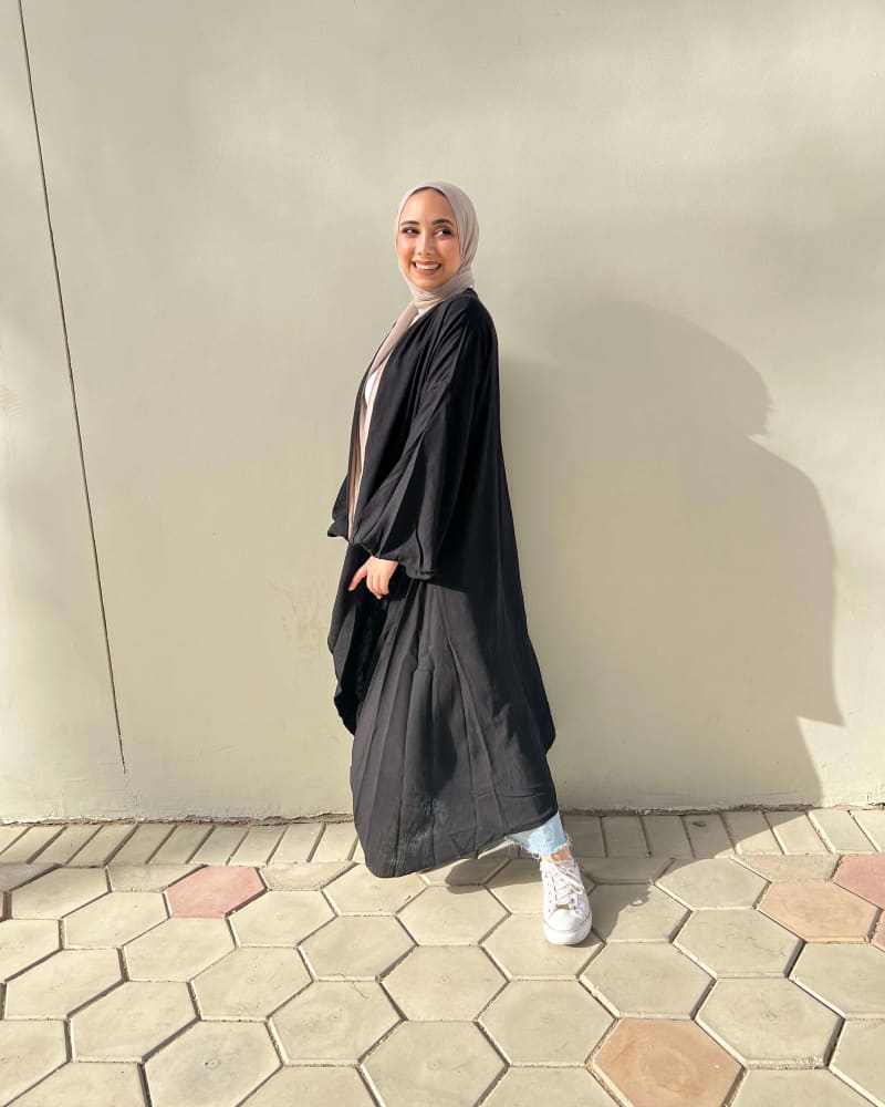 Flowy cardigan in black 