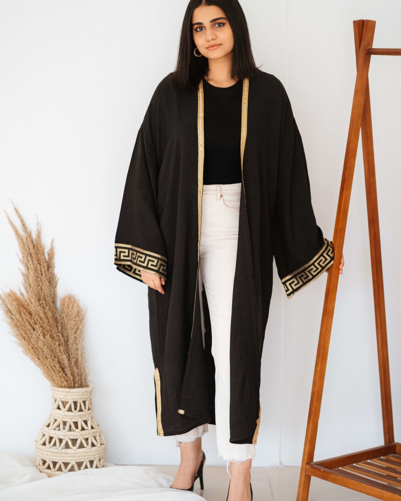 geomitric Calligraphy kaftan 