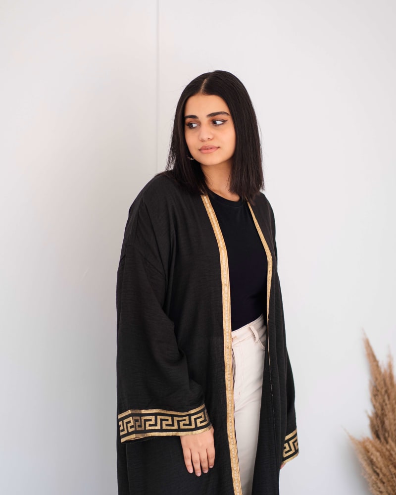  geomitric Calligraphy kaftan 