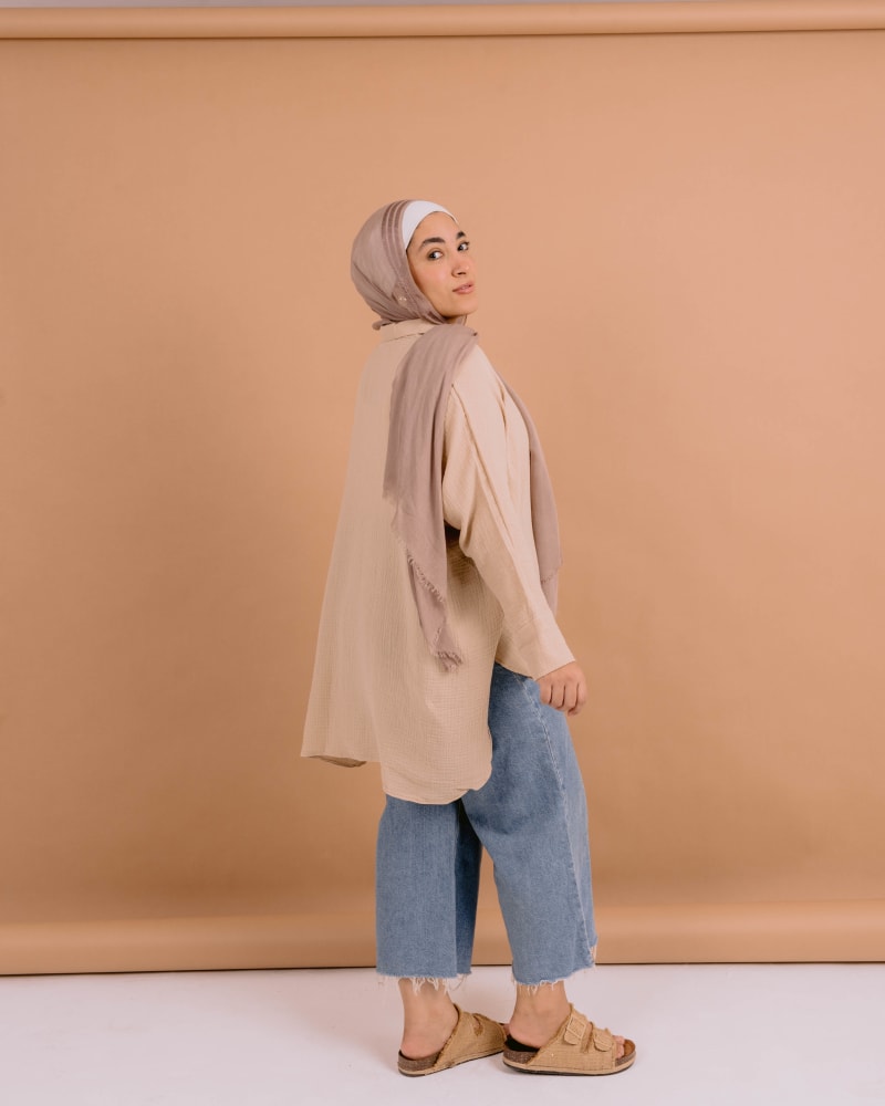 Ellen top in beige 