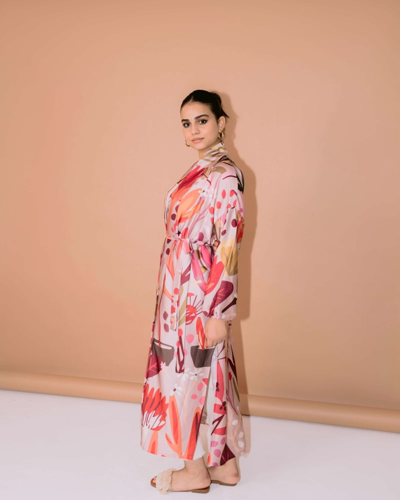 Gardenia silk kimono