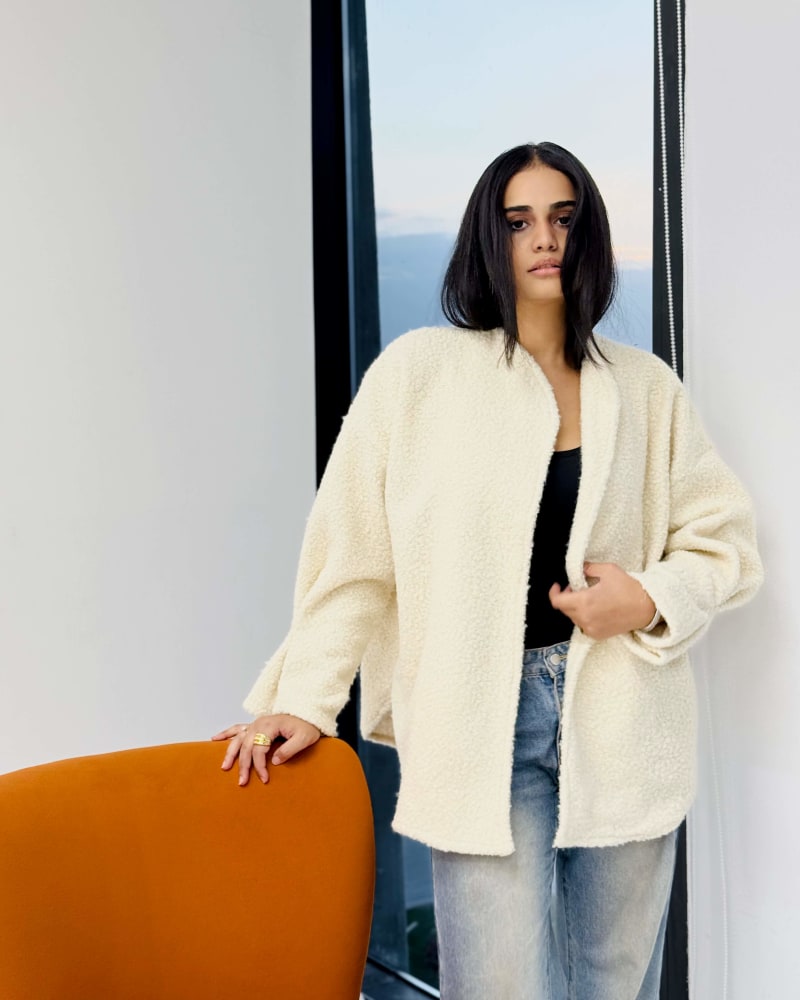 Angelic jacket in off white 