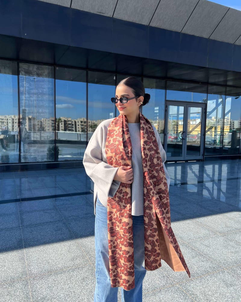 Leopard scarf 