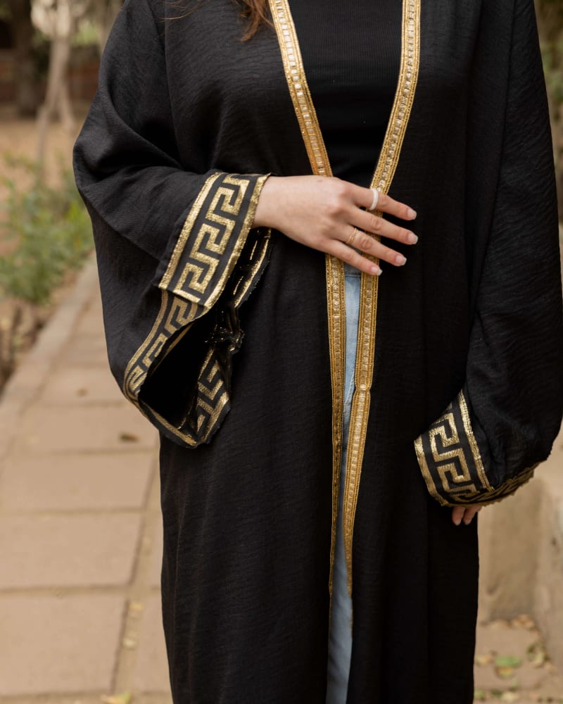  geomitric Calligraphy kaftan 